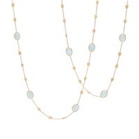 Collar Marco Bicego Mujer Siviglia in Oro amarillo Acquamarina CB2654-AQ01